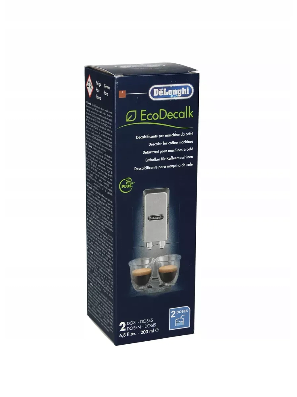 Средство от накипи DeLonghi EcoDecalk, 200 ml для кофемашин (кофеварок) 5513284381 (5513284391)