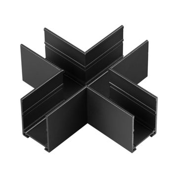 Соединитель "X" (в комплекте соединительная планка 4шт) IP20 135309 черный Port Vector Novotech