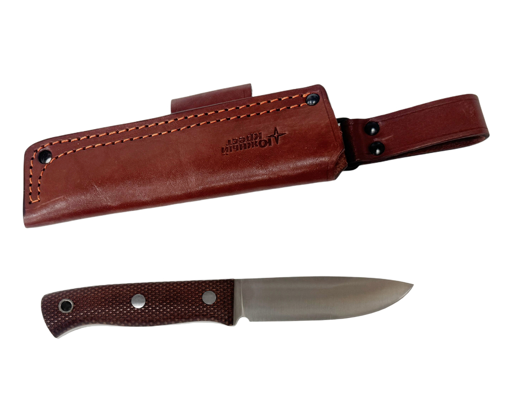 Нож Ягд, сталь Elmax, конв., Микарта койот насечка, 220.1150 Южный Крест