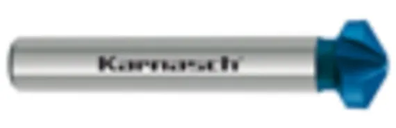 Зенковка Karnasch Ø6,3 мм с покрытием Blue-Tec, 120°, HSS-XE, арт. 40.3040-0063