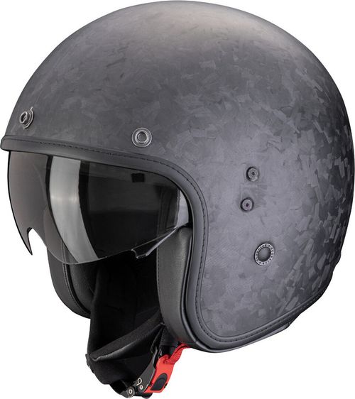 Купить Мотошлем Открытый Scorpion EXO Belfast Evo Carbon / Матовый / Темно-серый