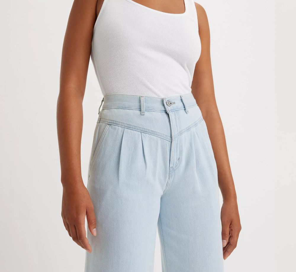 Джинсы женские LEVI'S FEATHERWEIGHT BAGGY MED INDIGO - WORN IN