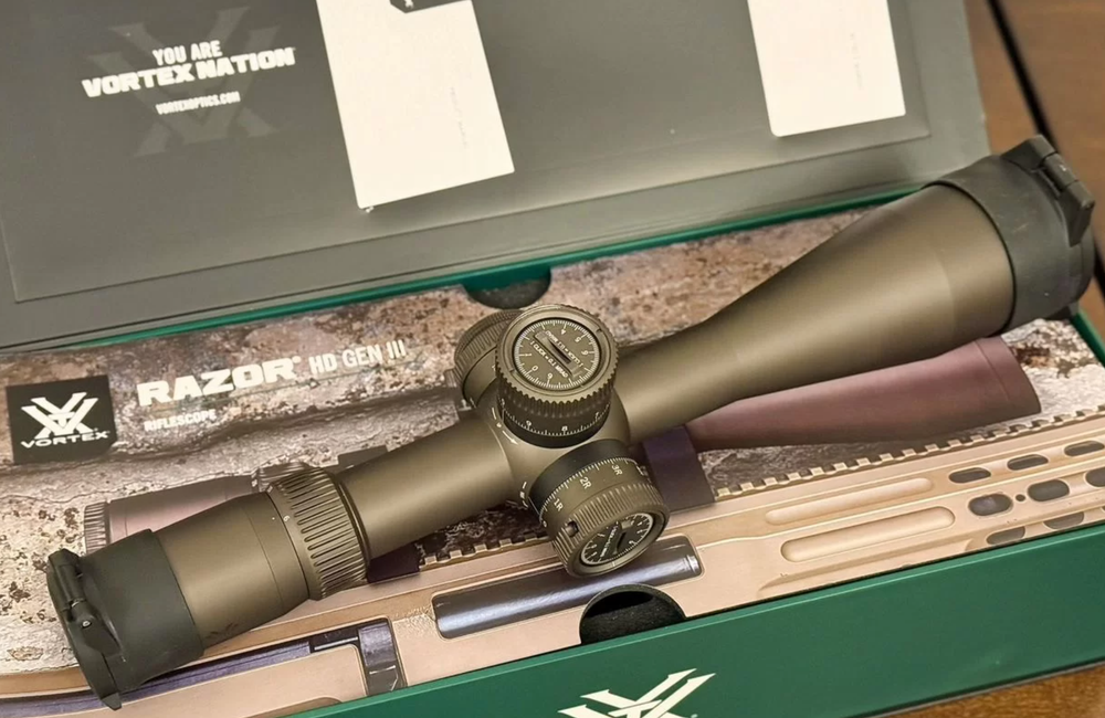 Оптический прицел VORTEX RAZOR HD GEN III 6-36x56 FFP EBR-7D MRAD
