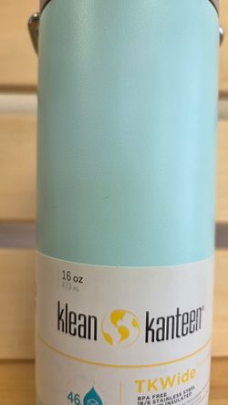 Термокружка Klean Kanteen TKWide Twist Cap 16oz (473 мл) Blue Tint (витринный образец, потертость)