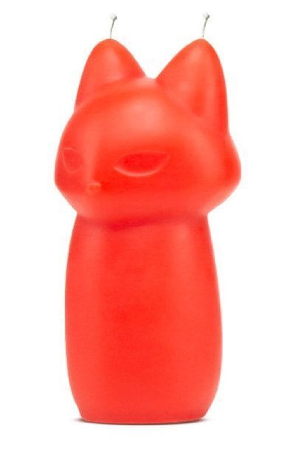 Красная БДСМ-свеча в форме злой кошки Fox Drip Candle (Цвет: красный)
