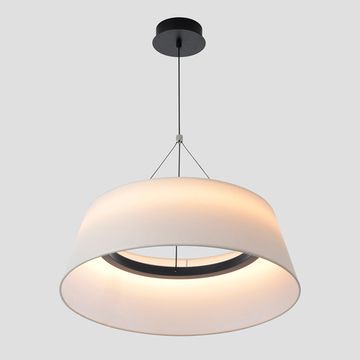 Подвесной светильник LED 30W 3000К-6000К FUSION SP30W LED чёрный/белый Crystal Lux