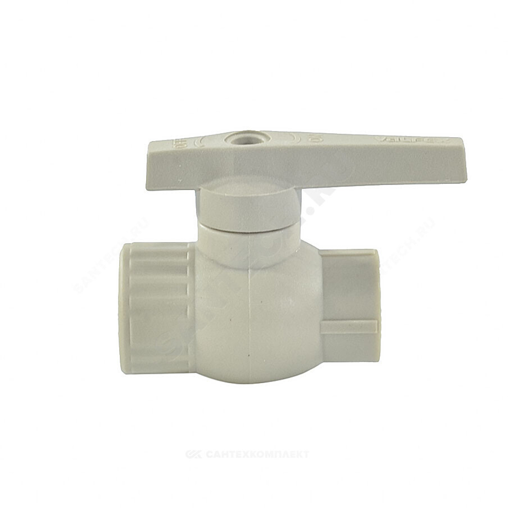 Кран шаровой PP-R серый Дн 25х3/4" ВР VALFEX 10142534Г