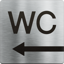 Туалет, WC, налево