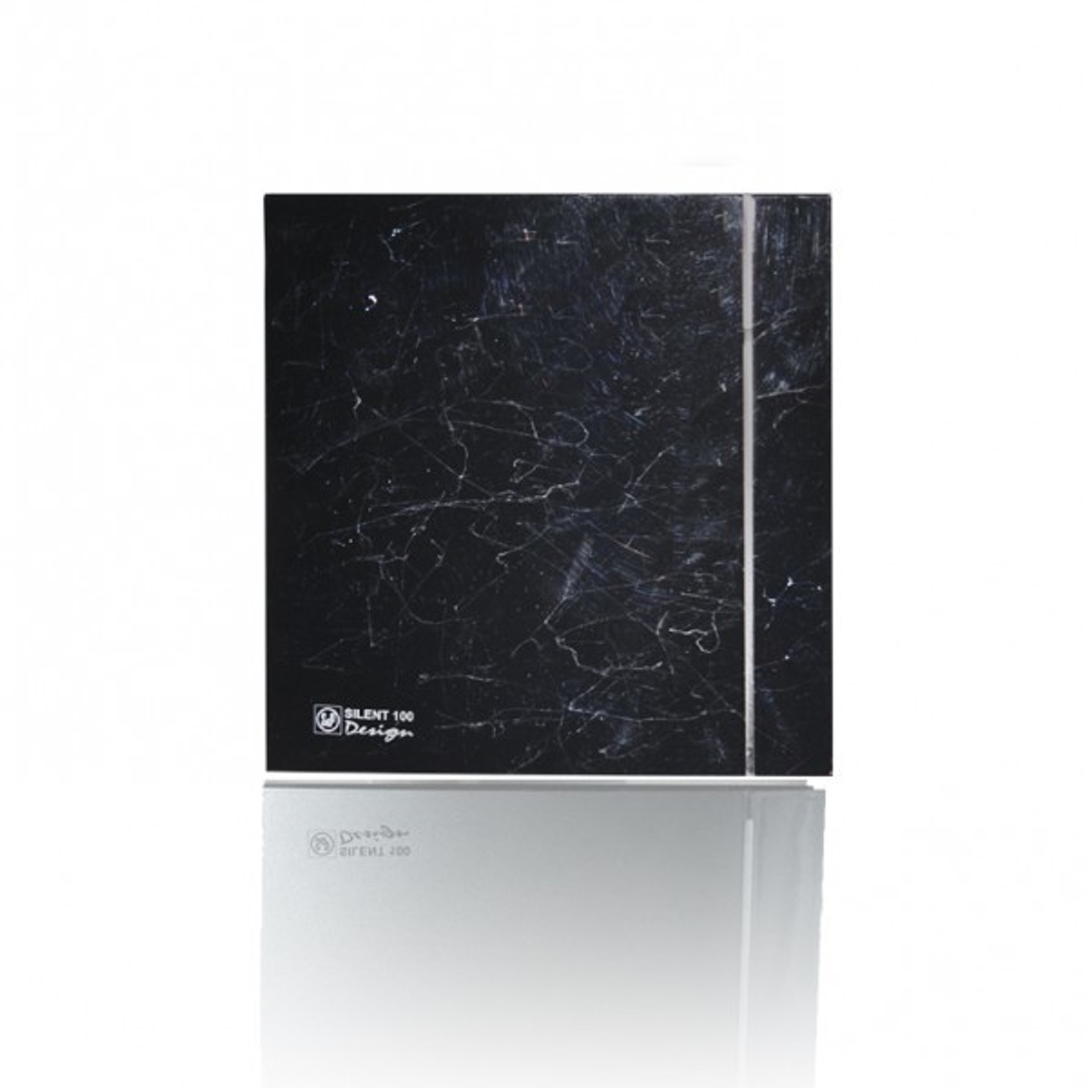 Накладной вентилятор Soler & Palau SILENT-100 CRZ DESIGN-4С MARBLE BLACK  (таймер)