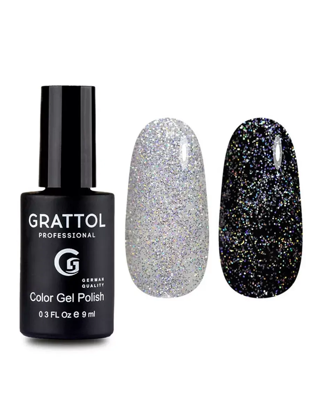 Гель лак для ногтей Grattol Opal Silver 9мл