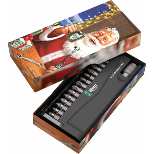 Набор бит Christmas 2023 Bit-Check 30 WERA 05136038001