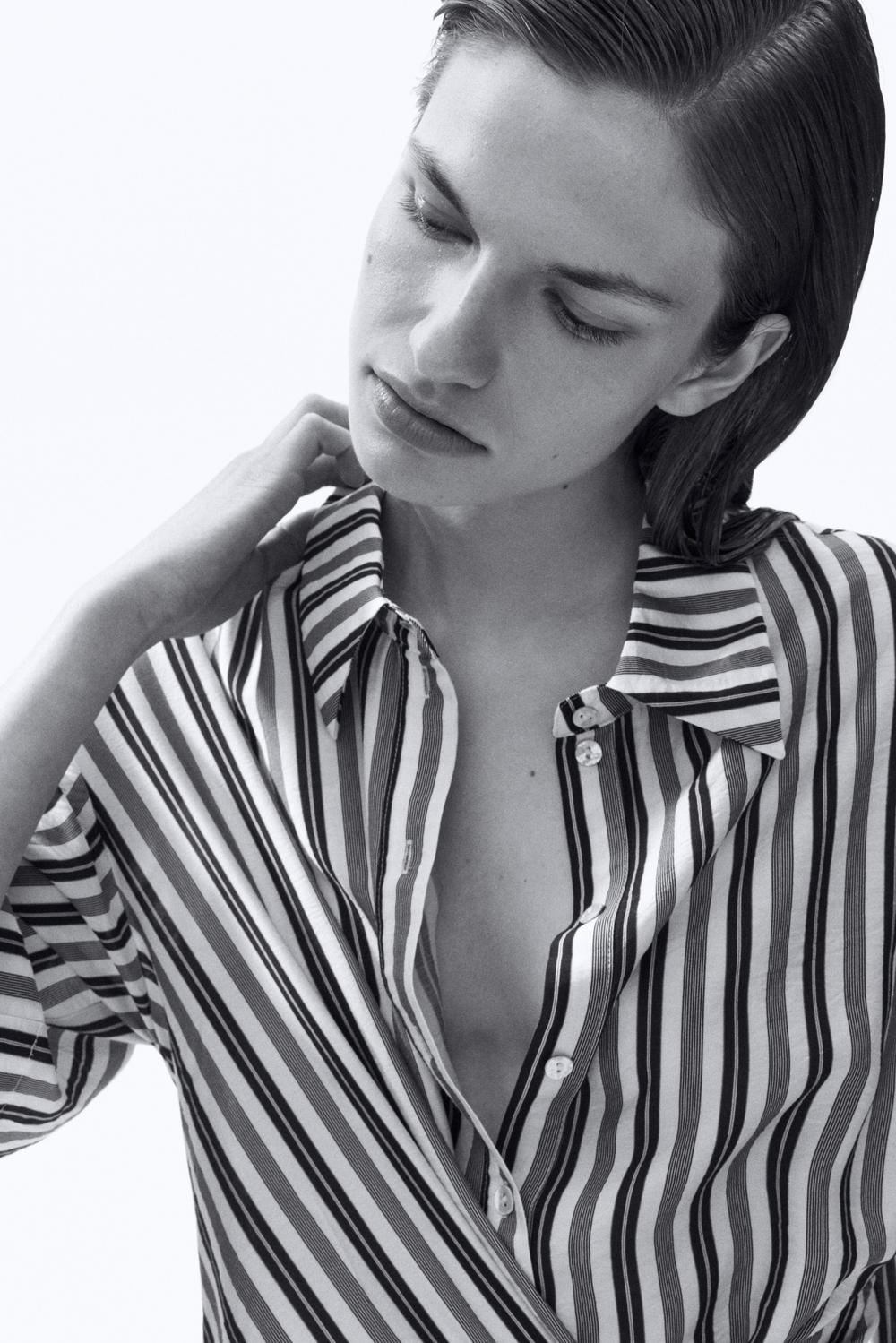 Платье-рубашка с панелью на завязке - H&M