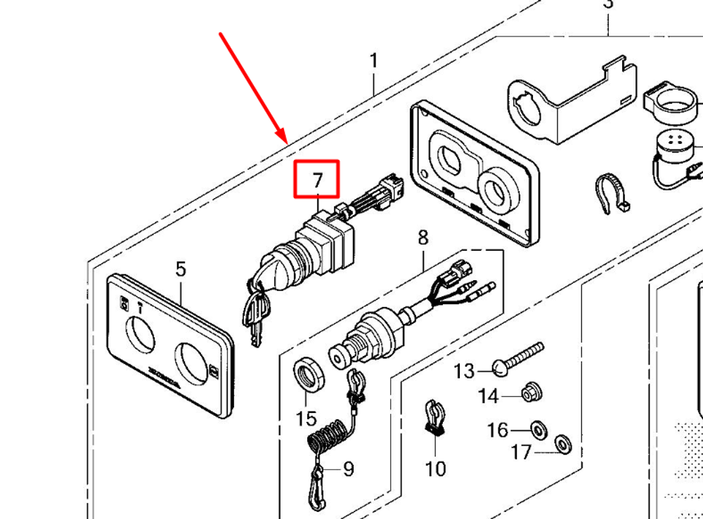 35100-ZVL-013 SWITCH ASSY, COMBINATION (START)