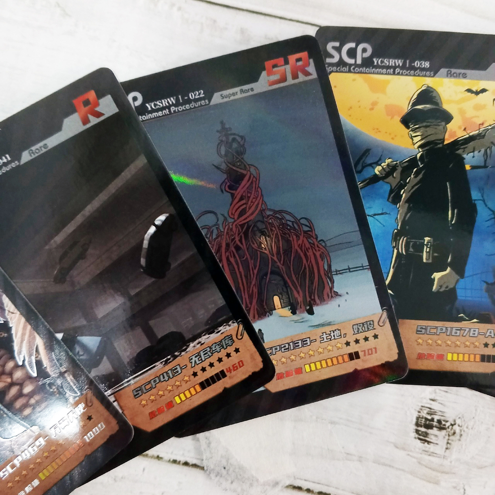 Коллекционные карточки "SCP"