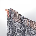 Сетка бельевая эластичная 100 г/м², шир.160 см / 50 метров, принт Питон.SZ025816 цв.белый+черный /SZ025816.19/