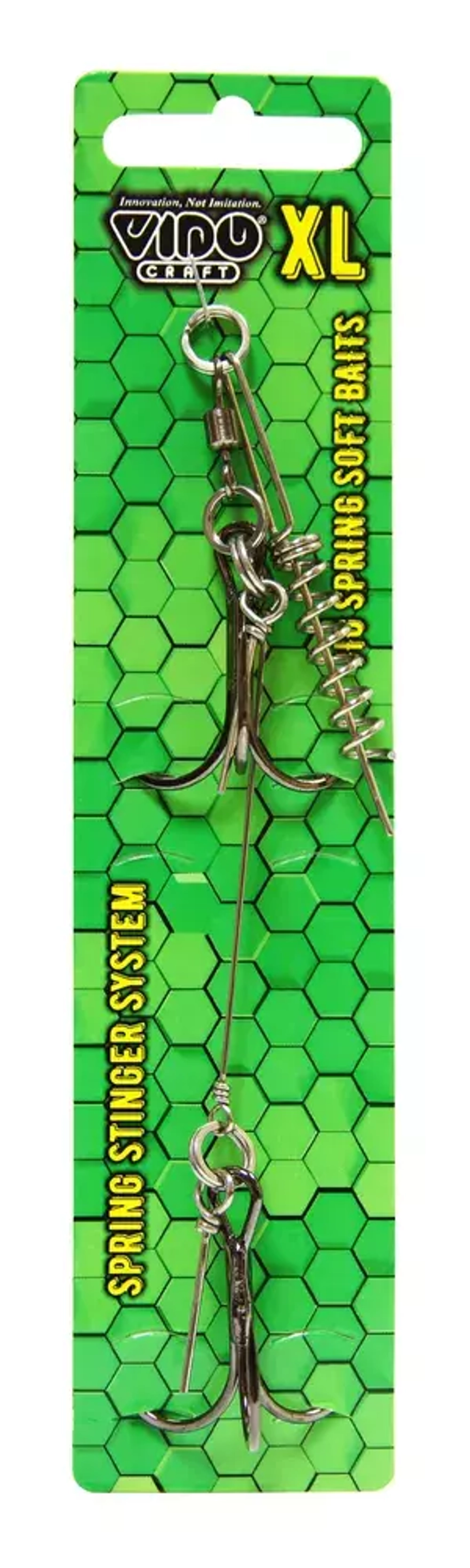 Оснастка стингер со спиралью Vido Craft Jig Spring Soft Baits