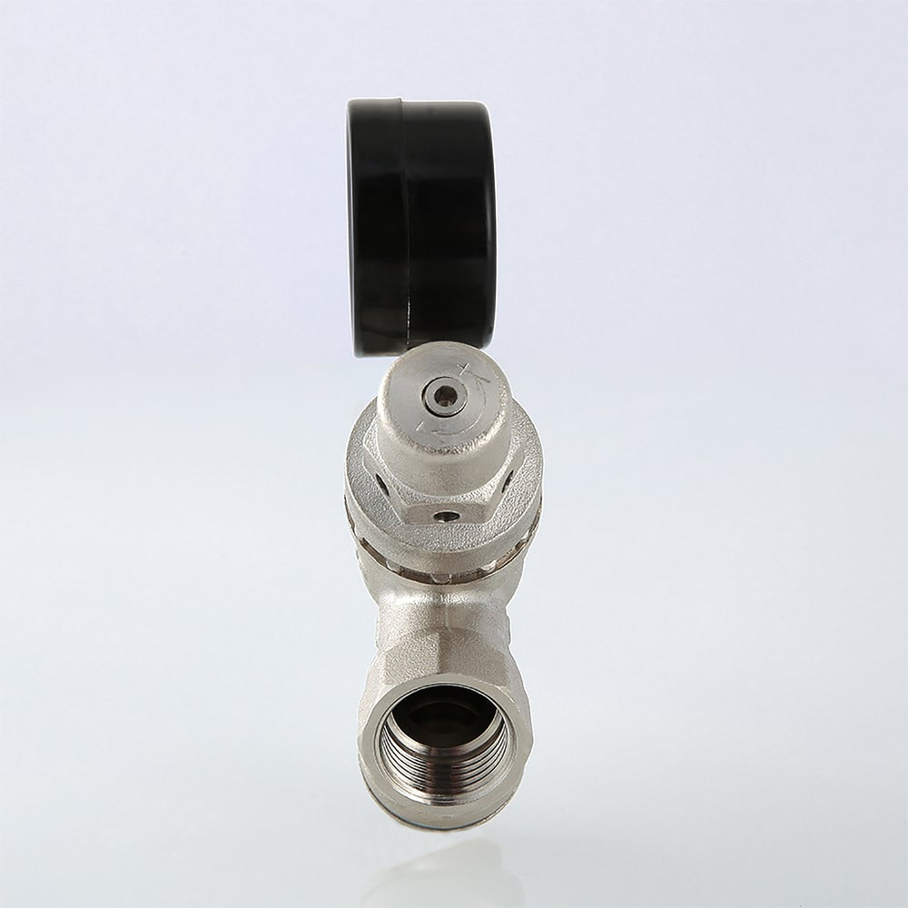 Клапан подпиточный с фильтром механической очистки и манометром  1/2" VALTEC VT.515.N.04