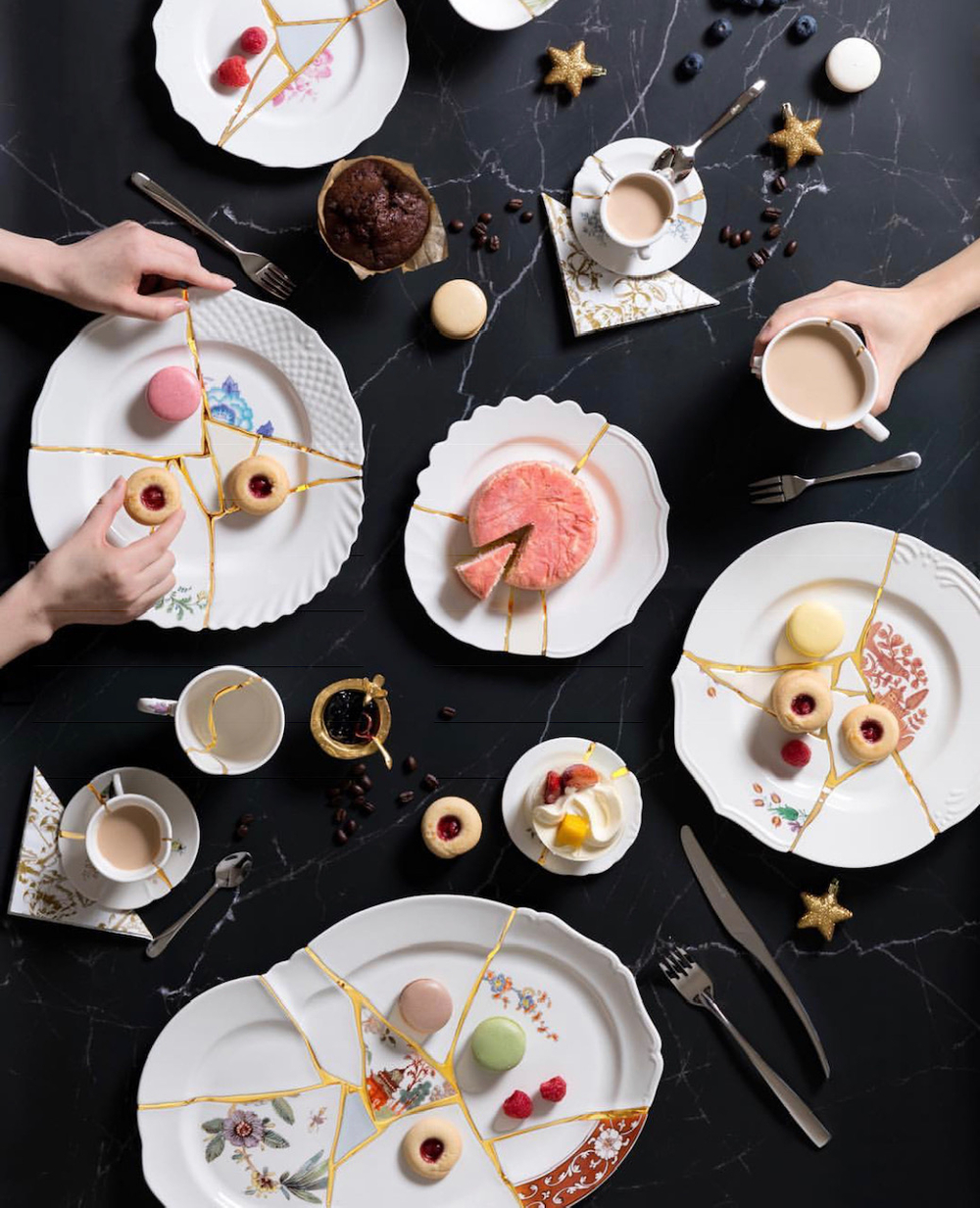 Кофейная пара Kintsugi