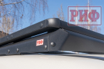 Багажник экспедиционный (платформа) алюминиевый 1150x2080 мм для Mitsubishi Pajero IV (с крепежом) РИФ