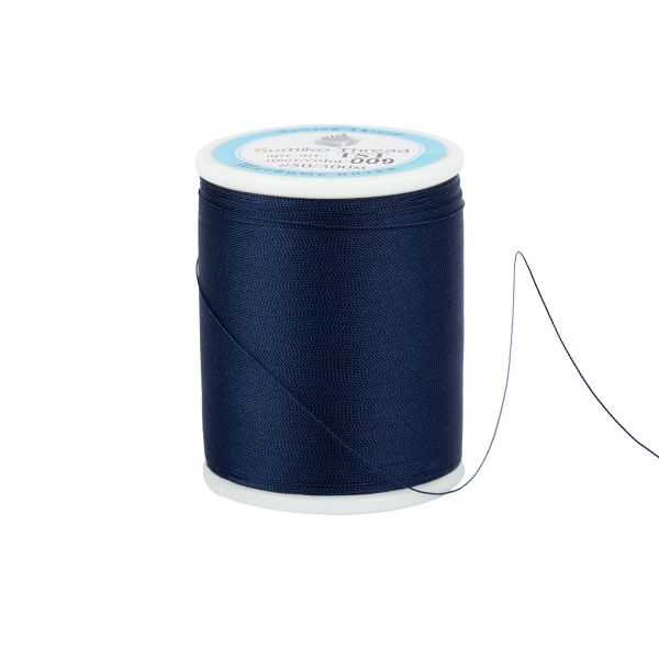 Нитки для трикотажных тканей SumikoThread 300 м, (328 ярд), 009 т.синий