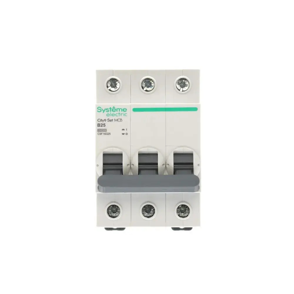 City9 Set Автоматический выключатель (АВ) B 25А 3P 6kA 400В