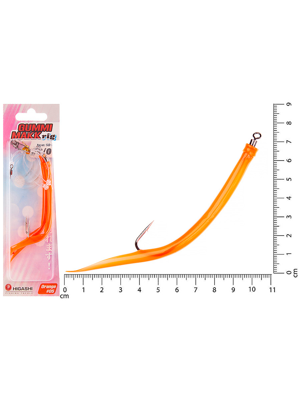 Оснастка HIGASHI Gummi Makk rig SB2 #06 Pink #10-0