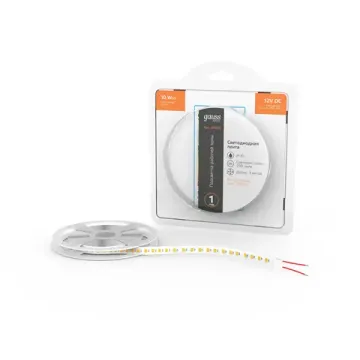 Лента  в комплекте LED 2835/120 12V 10W/m 700lm/m 3000K 8mm IP20 3m 1/100 BT036 Basic Gauss