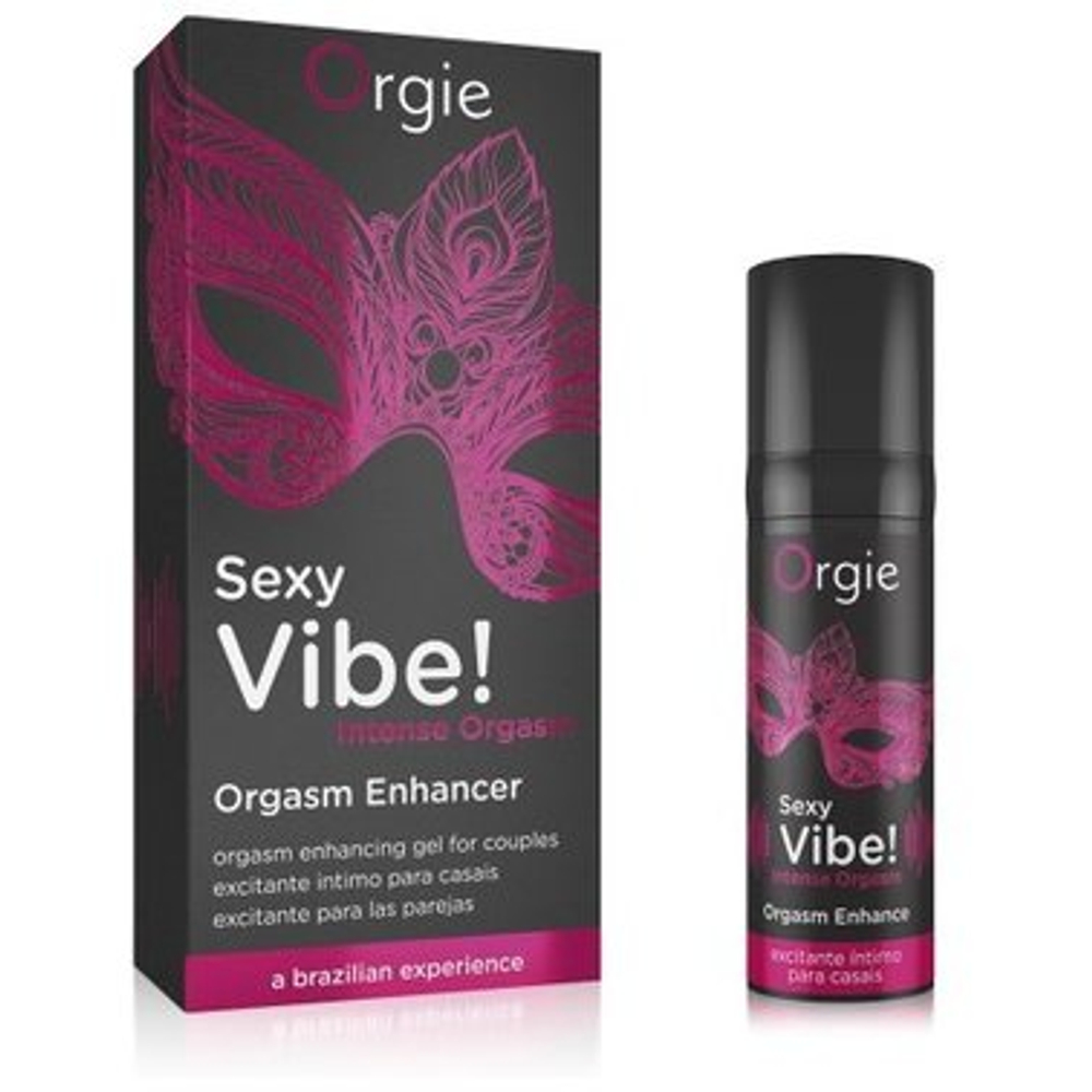 Orgie Жидкий вибратор SEXY VIBE! Intense Orgasm с покалывающим, разогревающим и охлаждающим эффектом 15 мл