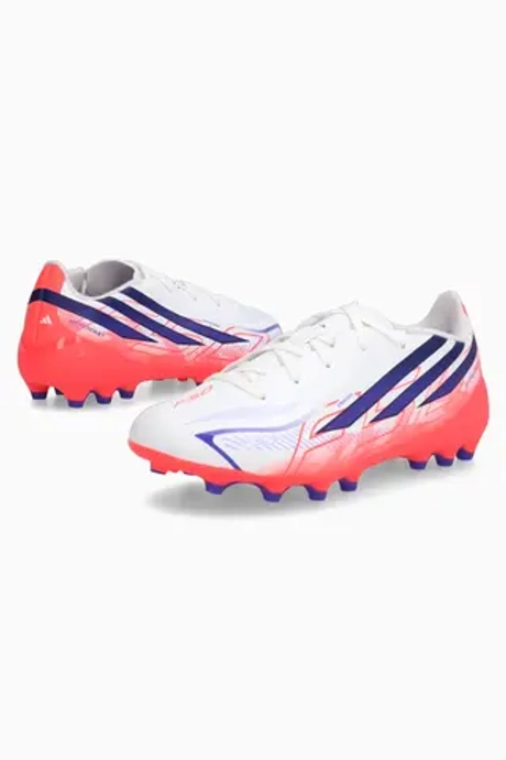 Бутсы adidas F50 League Hyperfast AG Junior - белый