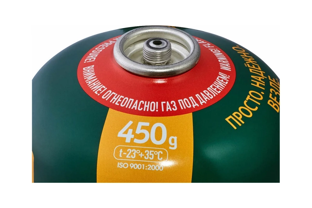Газовый баллон TOURIST STANDARD резьбовой TBR-450