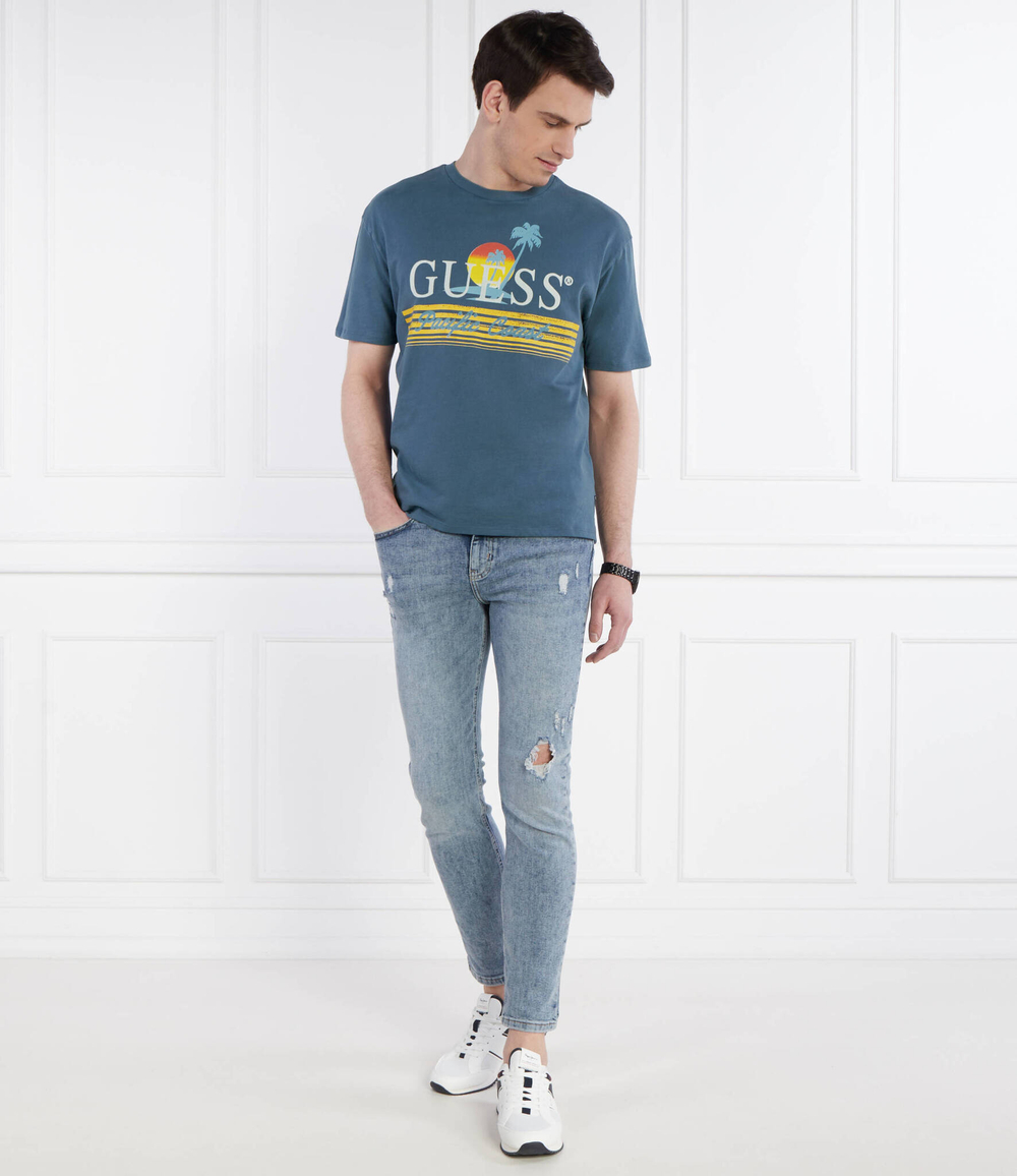 Футболка GUESS - голубой(M4GI41 KBZV1)
