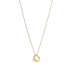 Подвеска из золота 18к(750проба), 11мм.Tiffany💠Open heart  - В наличии