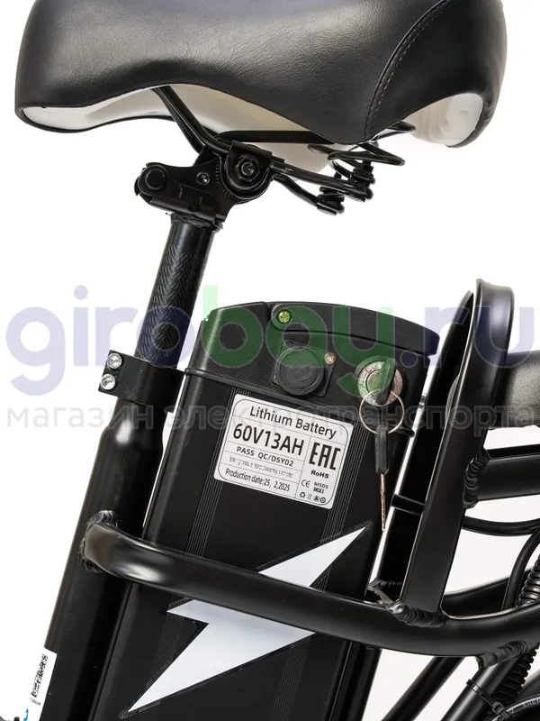 Электровелосипед Minako V.8 PRO Black (60V/13Ah) версия 2026 года фото №8