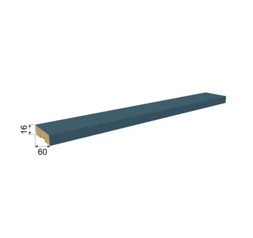 Интерьерная рейка МДФ STELLA Планкен De Luxe Ocean 16*60*2700 мм