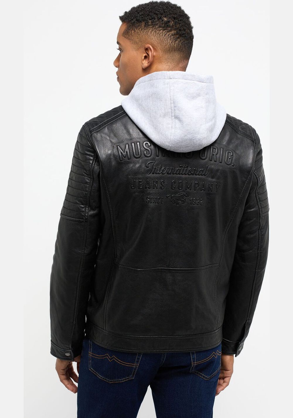 Куртка straight biker jacket MU-M232-81-1000