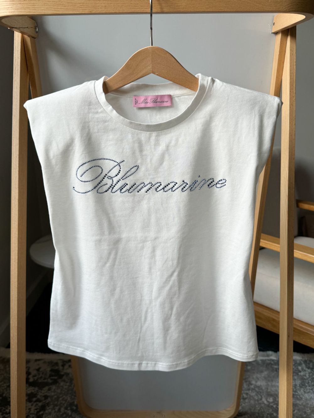 Хлопковая футболка Miss Blumarine, 128