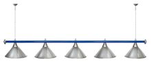 Лампа STARTBILLIARDS 5 пл. (плафоны золотые,штанга золотая,фурнитура золото)