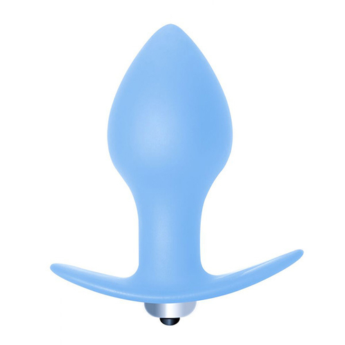 Голубая анальная вибропробка 10см Lola Games First Time Bulb Anal Plug 5006-02lola