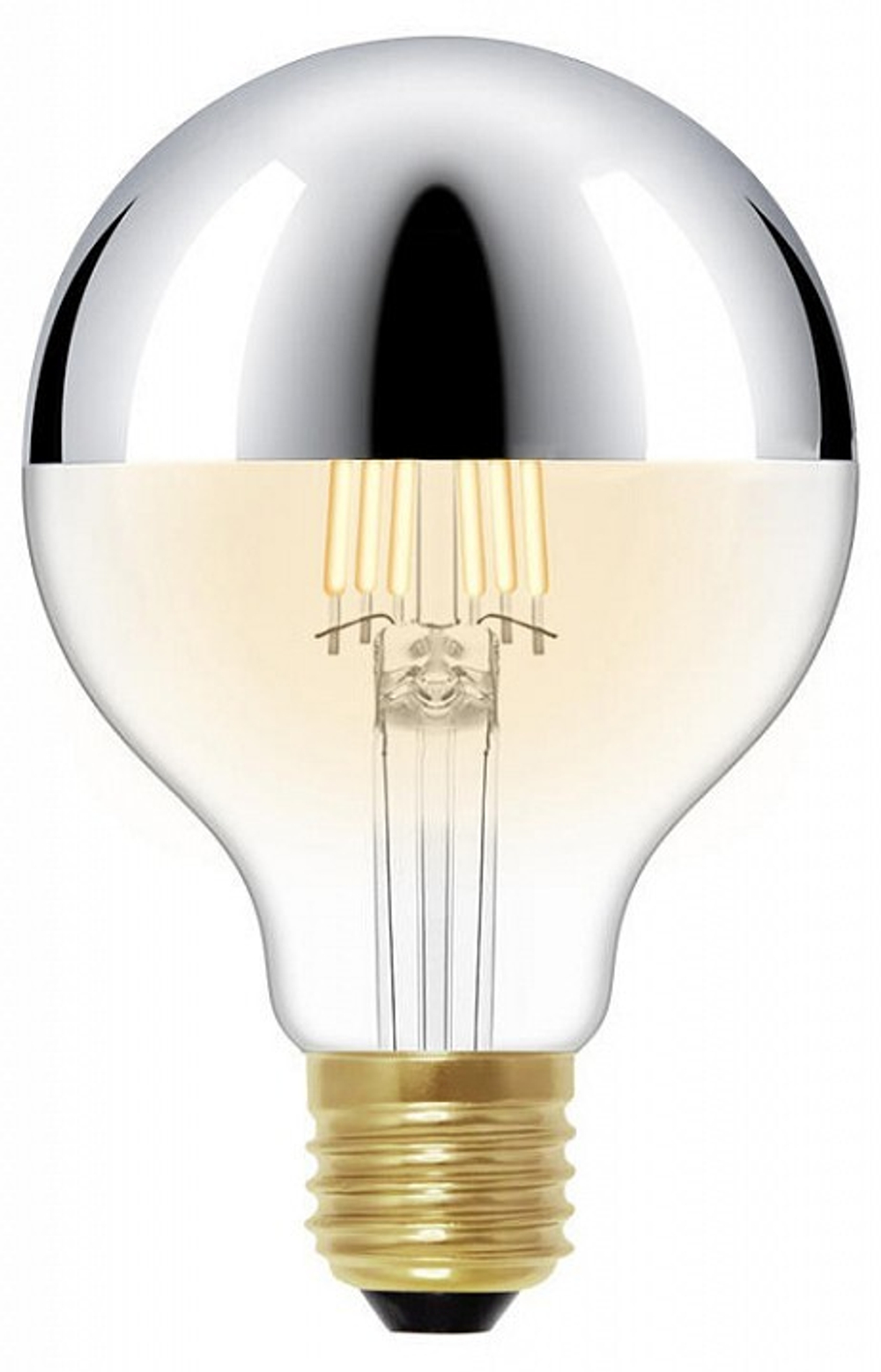 Лампа светодиодная Loft it Edison Bulb E27 6Вт 3000K G80LED Chrome