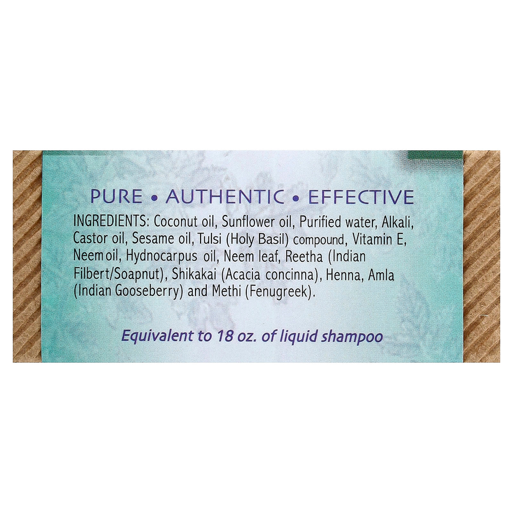 Auromere, Shampoo Bar with Neem, Tulsi-Spice, 4.23 oz (120 g)