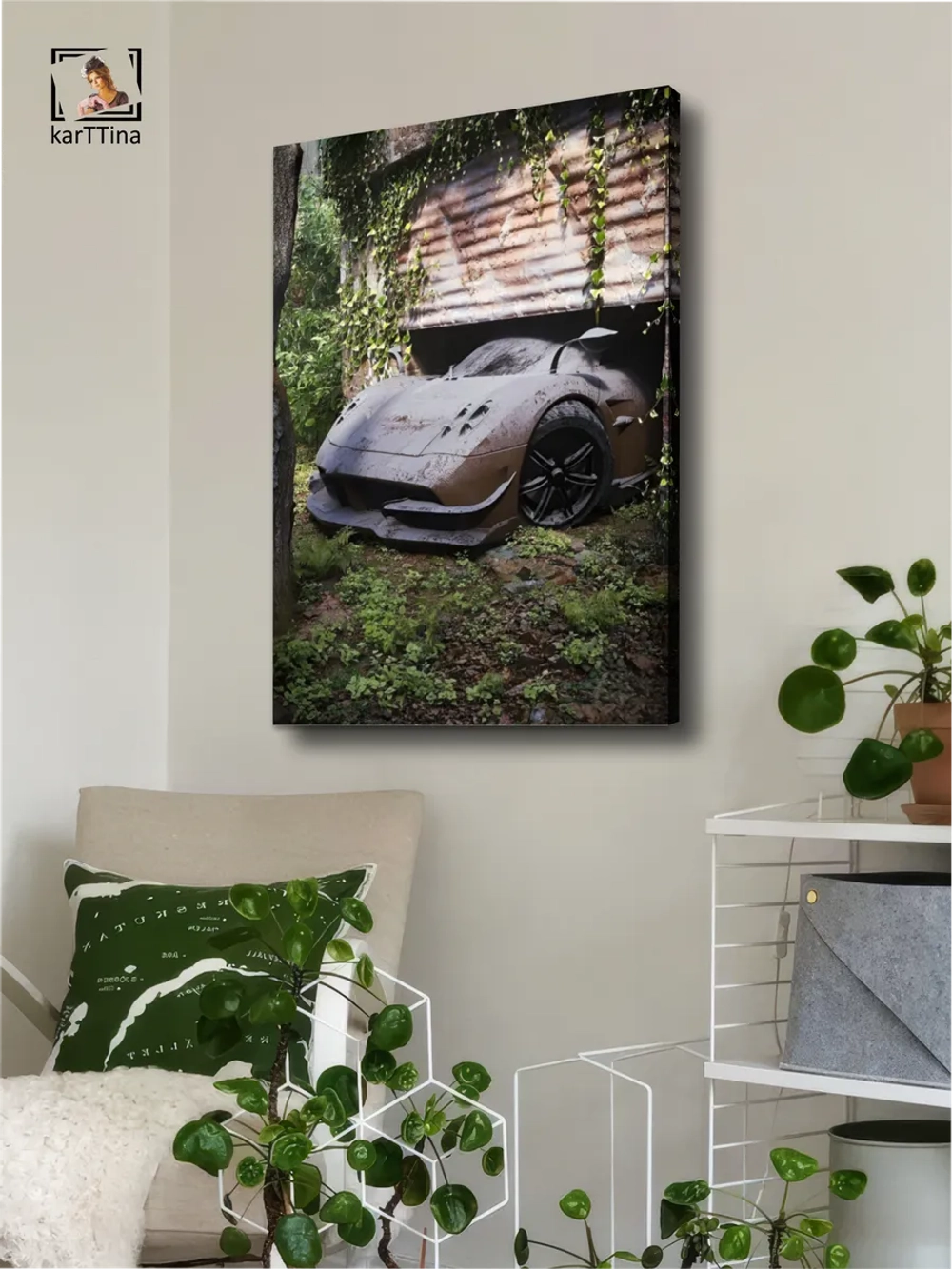 Картина на стену "Pagani Huayra" 50х70см 1шт.