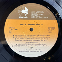 Винтажная виниловая пластинка LP ABBA АББА ABBA's Greatest Hits Лучшие Хиты 24 (Япония 1980) (Оби)