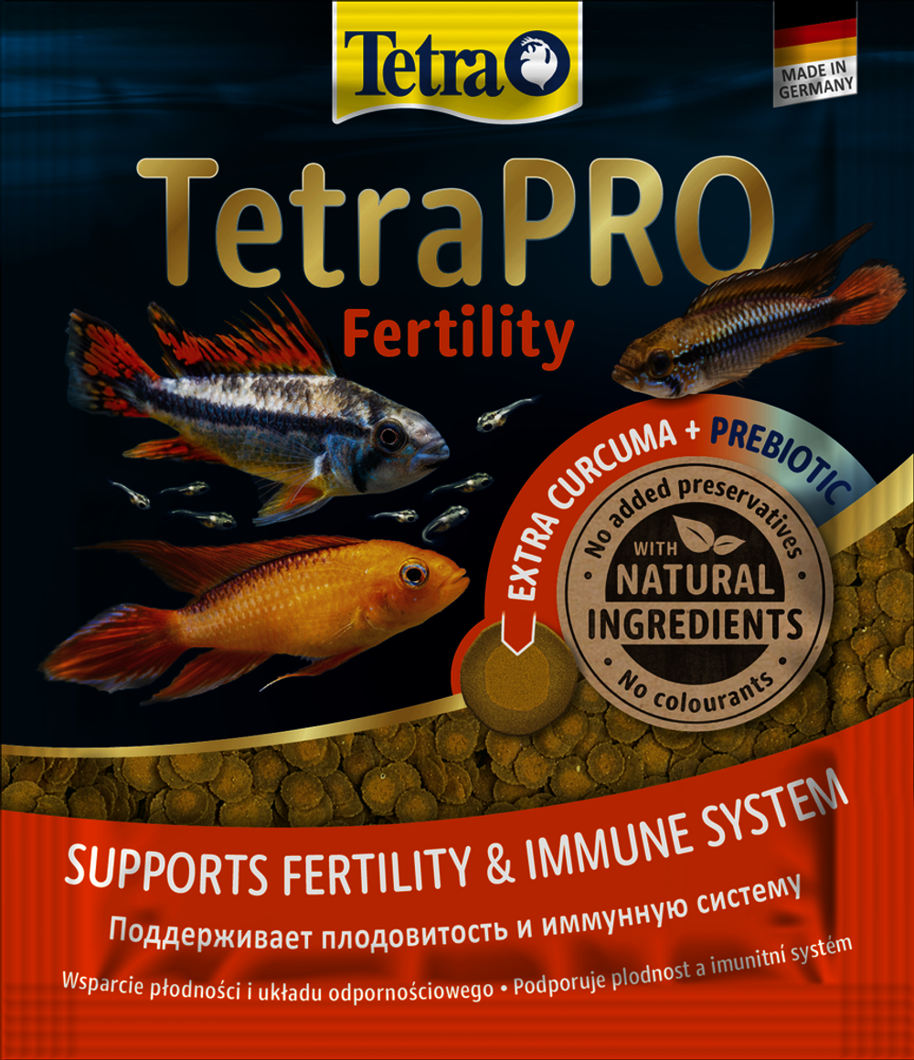 TETRA TetraPRO Fertility Корм для рыбок в форме чипсов для поддержания репродуктивной функции рыбок, 12 г