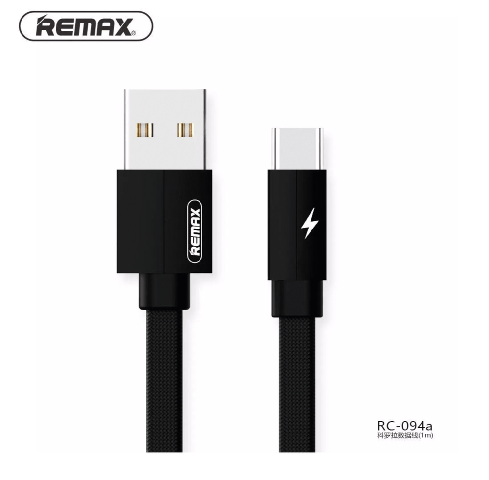 Кабель для зарядки Remax Kerolla RC-094M черный Кабель для зарядки Remax Kerolla RC-094M черный