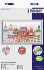 Набор для вышивания нитками Panna, Измайловский Кремль, 30х19 см