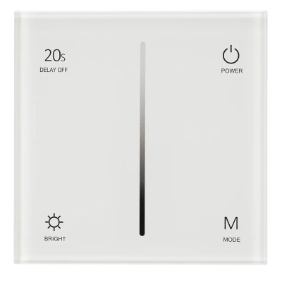Панель SMART-P35-DIM-IN White (230V, 0-10V, Sens, 2.4G) (Arlight, IP20 Пластик, 5 лет)