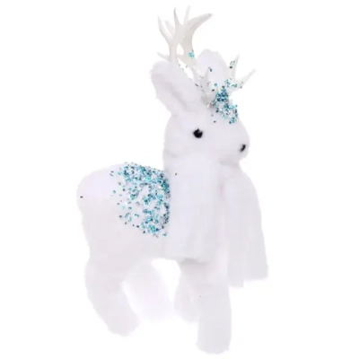 Фигурка новогодняя «Зимний оленёнок» 20*10*38 см