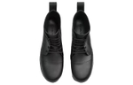 Bottega Veneta Puddle Cow Leather Ankle Boots Men"s Black