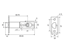 Механизм для кнобов Palladium AB УТ-00000536