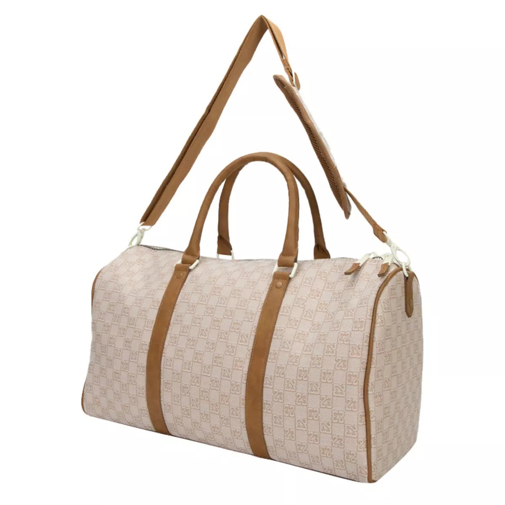 Jordan Polyester Gym Bag One Shoulder Crossbody Travel Bag Unisex Beige
